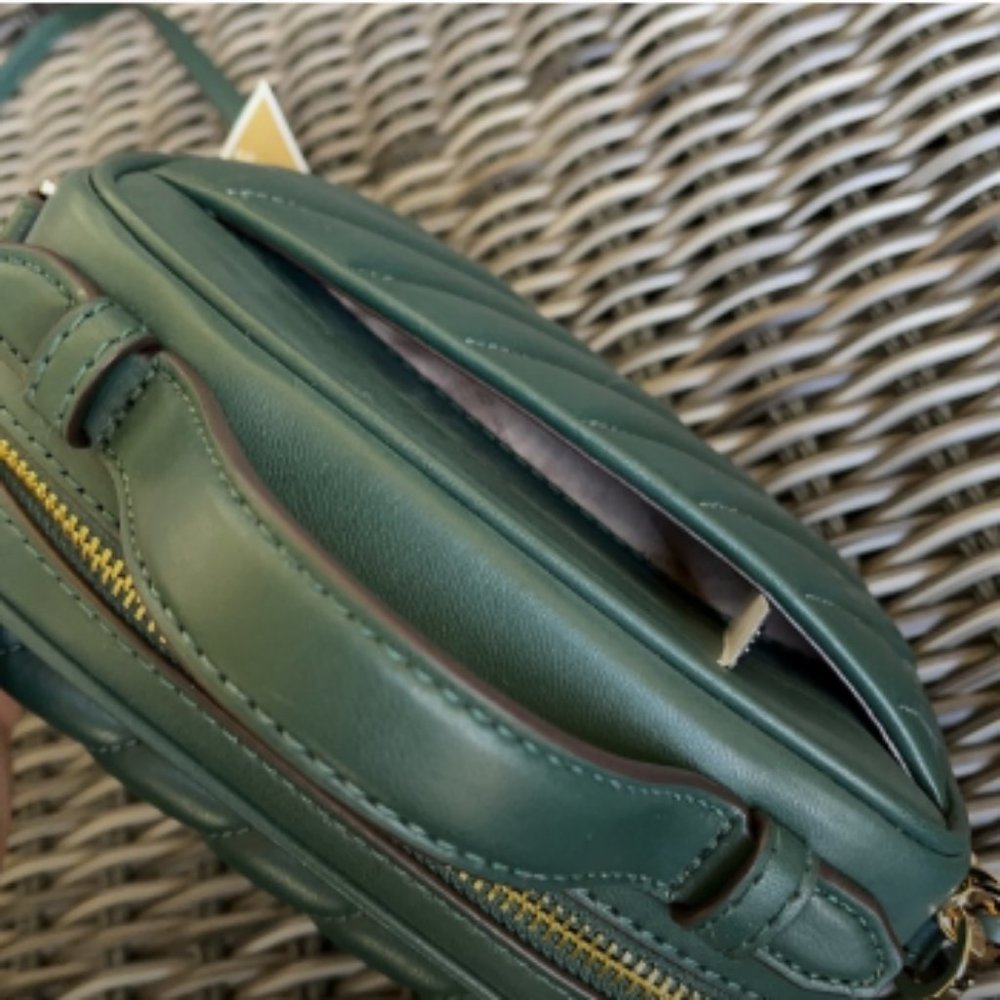 Michael Kors Small Rose Top Handle Leather Satchel - Picture 15 of 16